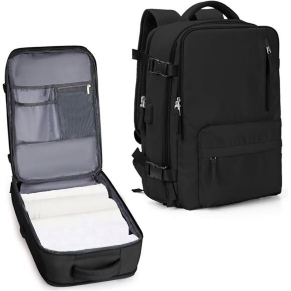 Carry On Backpack for Women, Large Travel Backpack Flight Approved, Waterproof main image 4
